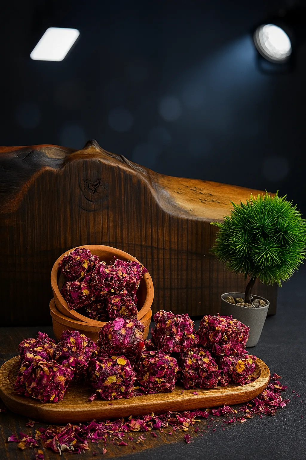 gül yapraklı lokum